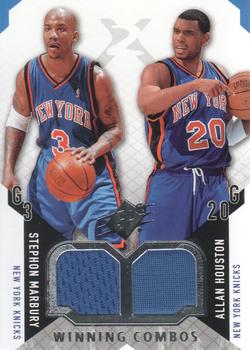 2004-05 SPx - Winning Combos #WC-MH Stephon Marbury / Allan Houston Front