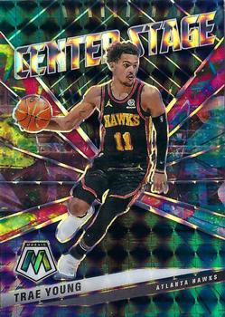 2020-21 Panini Mosaic - Center Stage #20 Trae Young Front