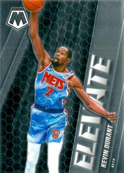 2020-21 Panini Mosaic - Elevate #9 Kevin Durant Front