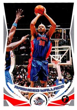 2004-05 Topps 1st Edition #33 Rasheed Wallace Front