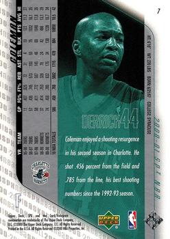 2000-01 SPx #7 Derrick Coleman Back