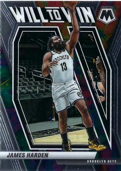 2020-21 Panini Mosaic - Will to Win #8 James Harden Front