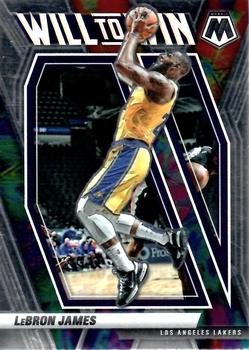 2020-21 Panini Mosaic - Will to Win #10 LeBron James Front