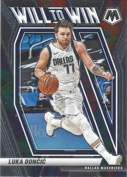 2020-21 Panini Mosaic - Will to Win #12 Luka Doncic Front