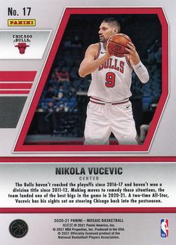 2020-21 Panini Mosaic - Will to Win #17 Nikola Vucevic Back