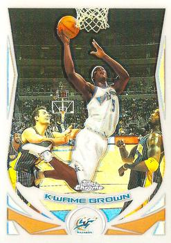 2004-05 Topps Chrome - Refractors #7 Kwame Brown Front