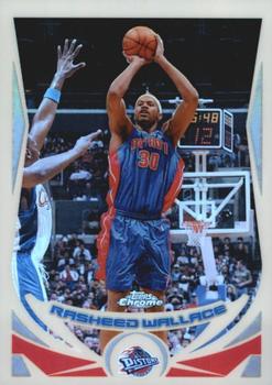 2004-05 Topps Chrome - Refractors #33 Rasheed Wallace Front