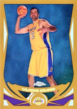 2004-05 Topps Chrome - Refractors Gold #141 Vlade Divac Front