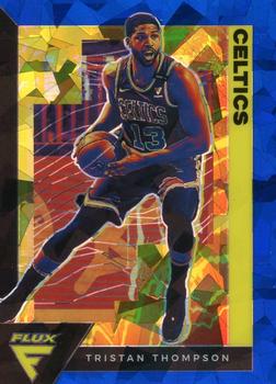 2020-21 Panini Flux - Blue Cracked Ice #12 Tristan Thompson Front