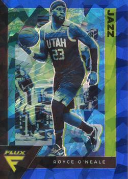 2020-21 Panini Flux - Blue Cracked Ice #172 Royce O'Neale Front
