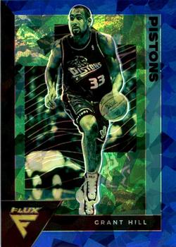 2020-21 Panini Flux - Blue Cracked Ice #199 Grant Hill Front
