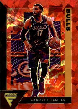 2020-21 Panini Flux - Red Cracked Ice #30 Garrett Temple Front