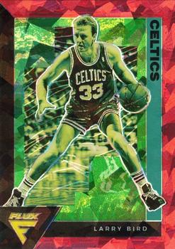 2020-21 Panini Flux - Red Cracked Ice #182 Larry Bird Front