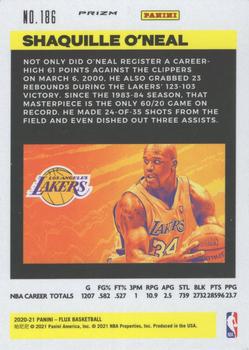 2020-21 Panini Flux - Laser #186 Shaquille O'Neal Back