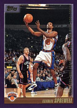 2000-01 Topps #18 Latrell Sprewell Front