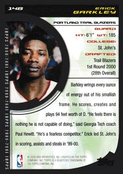 2000-01 Topps #148 Erick Barkley Back
