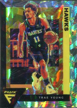 2020-21 Panini Flux - Fanatics Cracked Ice #1 Trae Young Front