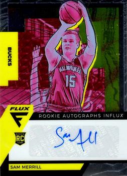 2020-21 Panini Flux - Influx Rookie Autographs #RAI-SAM Sam Merrill Front