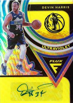 2020-21 Panini Flux - Ultraviolet Signatures Silver #UV-DHA Devin Harris Front