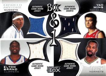 2004-05 Topps Luxury Box - Box & 1 #BOX-AMDB Carmelo Anthony / Yao Ming / Elton Brand / Baron Davis Front