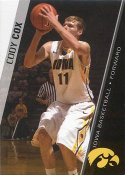 2010-11 Iowa Hawkeyes #NNO Cody Cox Front