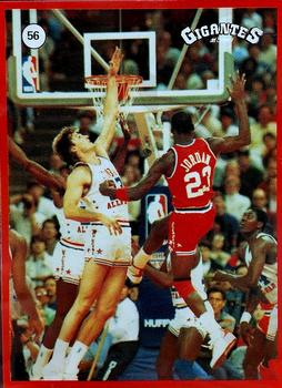 1987-88 Gigantes de la NBA Stickers (Spain) #56 Michael Jordan Front