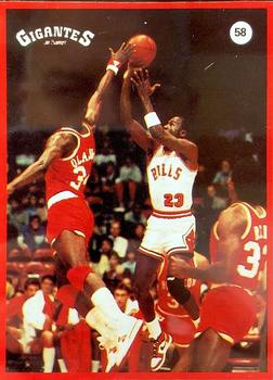 1987-88 Gigantes de la NBA Stickers (Spain) #58 Michael Jordan Front