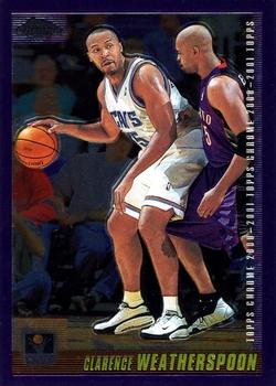 2000-01 Topps Chrome #108 Clarence Weatherspoon Front