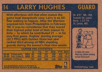 2000-01 Topps Heritage #14 Larry Hughes Back