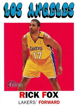 2000-01 Topps Heritage #88 Rick Fox Front