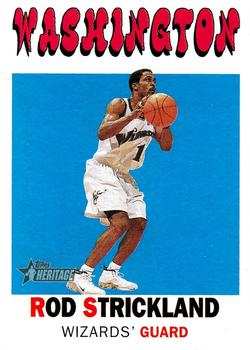 2000-01 Topps Heritage #98 Rod Strickland Front