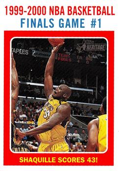 2000-01 Topps Heritage #133 NBA Finals Game #1 Front