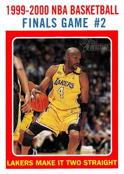 2000-01 Topps Heritage #134 NBA Finals Game #2 Front