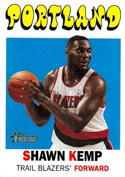 2000-01 Topps Heritage #184 Shawn Kemp Front