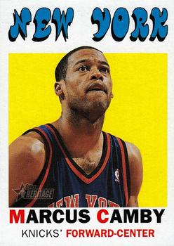 2000-01 Topps Heritage #186 Marcus Camby Front