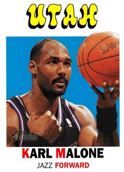 2000-01 Topps Heritage #205 Karl Malone Front