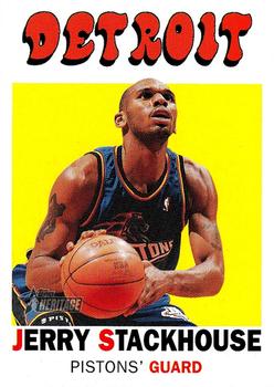 2000-01 Topps Heritage #231 Jerry Stackhouse Front