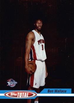 2004-05 Topps Total - Total Domination #TD9 Ben Wallace Front