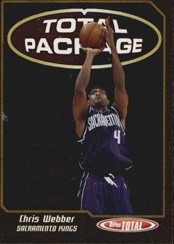 2004-05 Topps Total - Total Package #TP12 Chris Webber Front