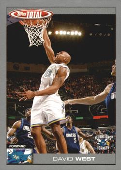 2004-05 Topps Total - Silver #17 David West Front