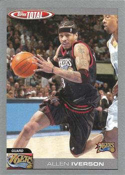 2004-05 Topps Total - Silver #72 Allen Iverson Front