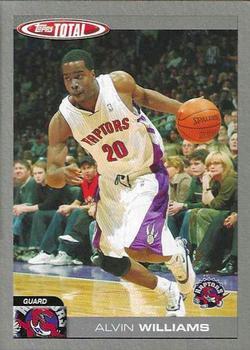 2004-05 Topps Total - Silver #182 Alvin Williams Front