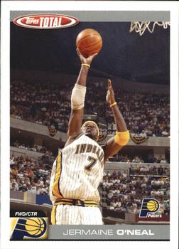 2004-05 Topps Total - Team Checklists #TTC11 Jermaine O'Neal Front