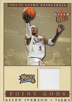 2004-05 Ultra - Point Gods Game Used #PG/AI Allen Iverson Front