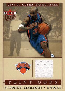 2004-05 Ultra - Point Gods Game Used #PG/SM Stephon Marbury Front