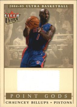 2004-05 Ultra - Point Gods Game Used Ultra Swatch #PGU/CB Chauncey Billups Front