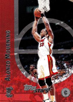 2000-01 Topps Stars #33 Alonzo Mourning Front