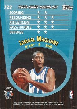 2000-01 Topps Stars #122 Jamaal Magloire Back
