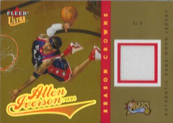 2004-05 Ultra - Season Crowns Game Used Gold #SC-AI Allen Iverson Front