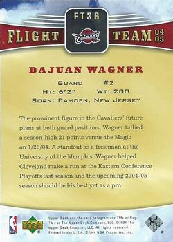 2004-05 Upper Deck - Flight Team #FT36 Dajuan Wagner Back